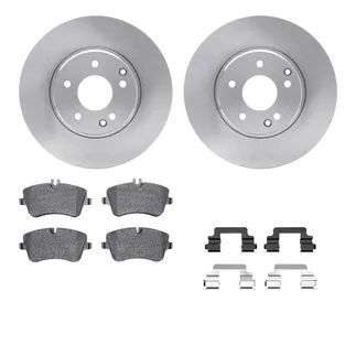 R1 Concepts WFWH1-63094 E- Line Series Brake Rotor W/ Ceramic Brake Pads & Hdw